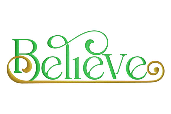 Believe in Christmas Embroidery Design Review for Apparel Projects