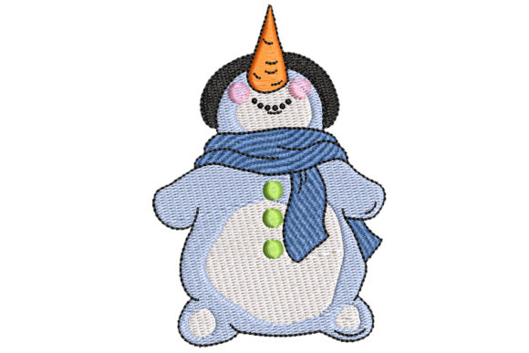 Big Carrot Nose Snowman Embroidery Review