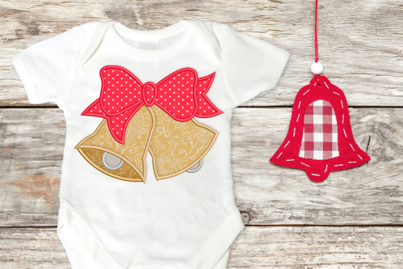 Christmas Bells with Bow Applique: A Festive Embroidery Design Review