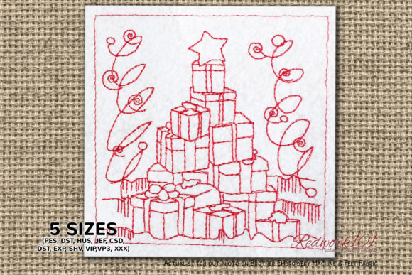 Christmas Gifts Tree Machine Embroidery Review