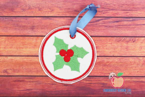 Christmas Mistletoe In The Hoop Ornament Review