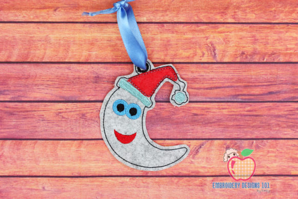Christmas Moon in the Hoop Ornament Review