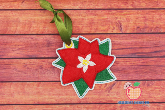 Christmas Poinsettias Ornament Review for Apparel Projects