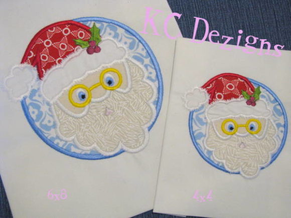 Christmas Santa Circle Applique Embroidery Design Review