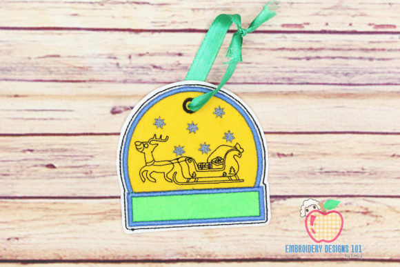 Christmas Sleigh in the Hoop Ornament Review for Seasonal Creations