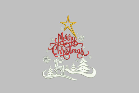 Cute Christmas Reindeer: A Festive Embroidery Design Review