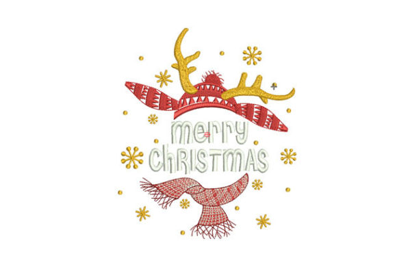 Cute Reindeer Merry Christmas: A Festive Embroidery Design Review