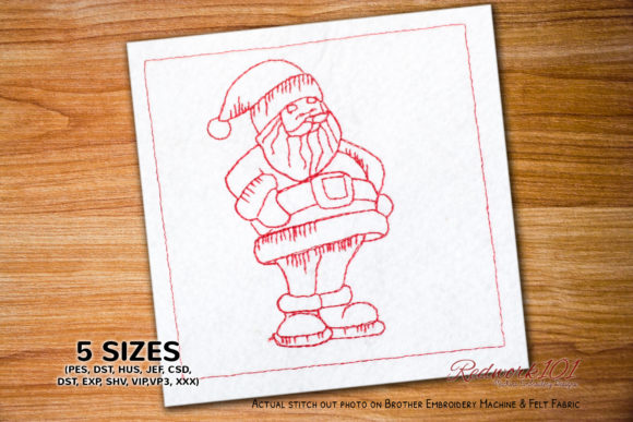 Happy Santaclaus Machine Embroidery Design Review