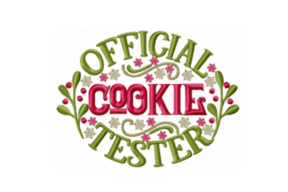 Official Cookie Tester Embroidery Design Review