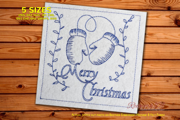 Review of Santa Gloves Embroidery Design for Personalized Gifts