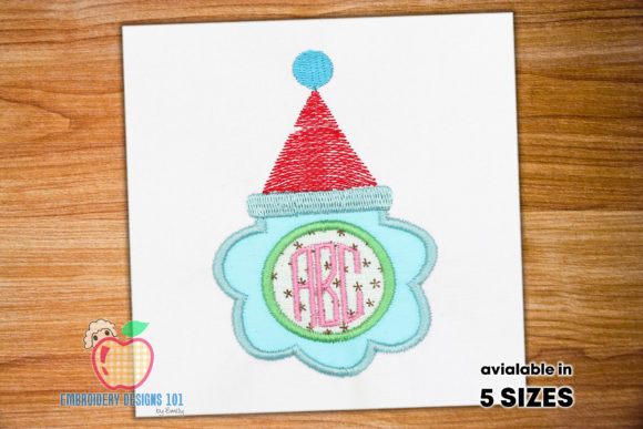 Santa Hat with Monogram Applique Review for Seasonal Use