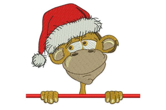 Santa Monkey Embroidery Design Review: A Playful Addition to Your Projects