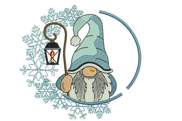 Snowflake Christmas Gnome: A Festive Embroidery Design Review